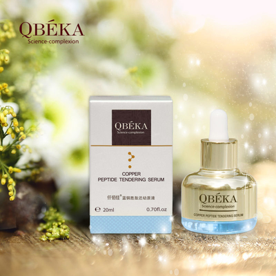 ส่งตัวอย่างฟรี เบลล์ส่วนตัว เซรั่มเพปไตด์ทองแดงสําหรับการซ่อมแซม Super Anti Aging