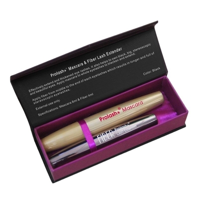 Prolash Mascara Fiber Lash Extender ครึ่งถาวร กันน้ํา ชุดขยายคิ้วดํา