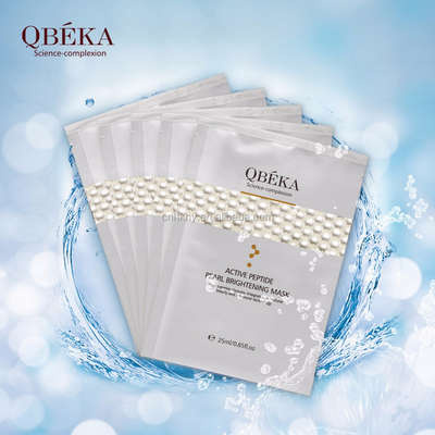 QBEKA แอคทีฟ เพพติด เพชร ขาวหน้ากากขาว 5 ชิ้น/กล่อง สําหรับทุกชนิดของผิว