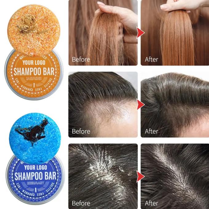 ชามพูป้องกันการตกผมธรรมชาติ ซาปੂਨการเติบโตผม 50g 60g 90g 100g 0