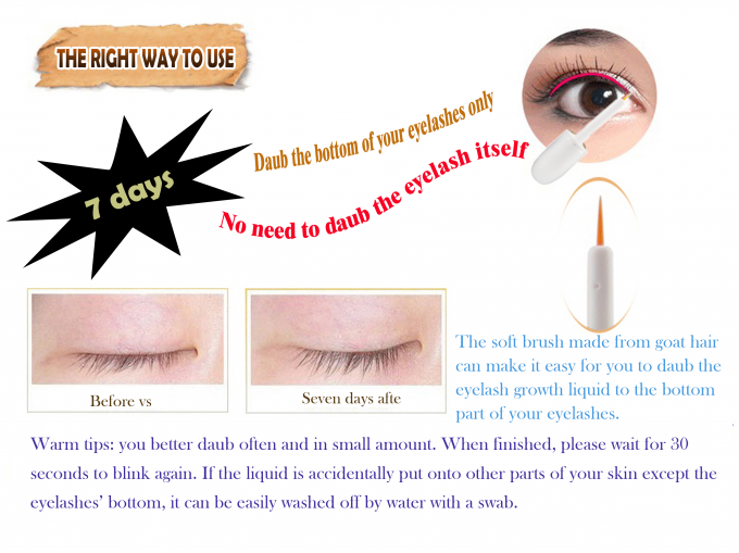 ราคาถูกอย่างรวดเร็ว EPM Blend วีแกน Renew Transaprent Eyelash Growth Liquid 2