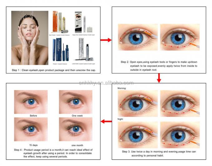 Lashtonic Eyelash และ Eyebrow Growth Enhancer 5ml สําหรับคนที่ต้องการผิวขนหนา 3
