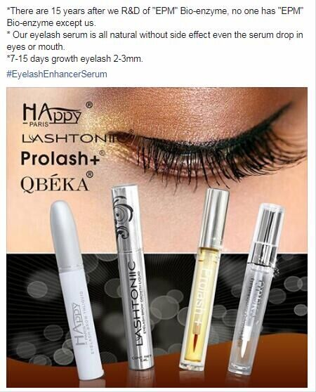สีเดียว REACH น้ํายาเติบโตขนตาที่มีโลโก้ส่วนตัวและอะมิโนแอซิด 3