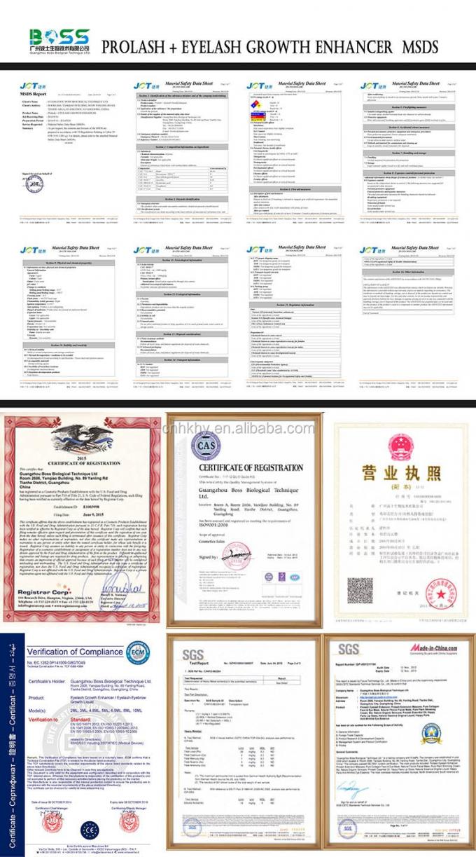 โปรแลช เซรั่มเติบโตขนตา 100% สารธรรมชาติ ที่ได้รับการอนุมัติ 4