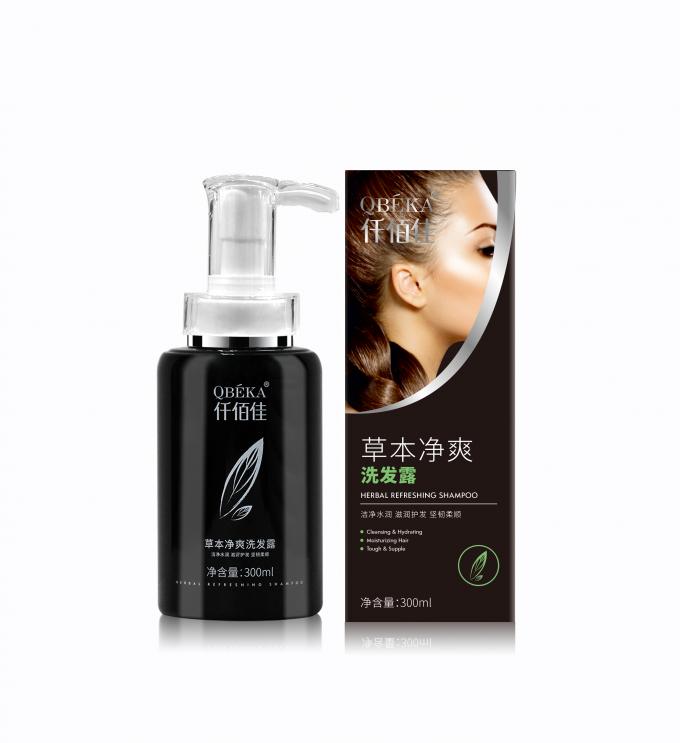 สมุนไพรฟื้นฟูน้ําเหลวผมฟื้นฟูแชมพูสําหรับการรักษาการเติบโตของผม OEM ODM 0
