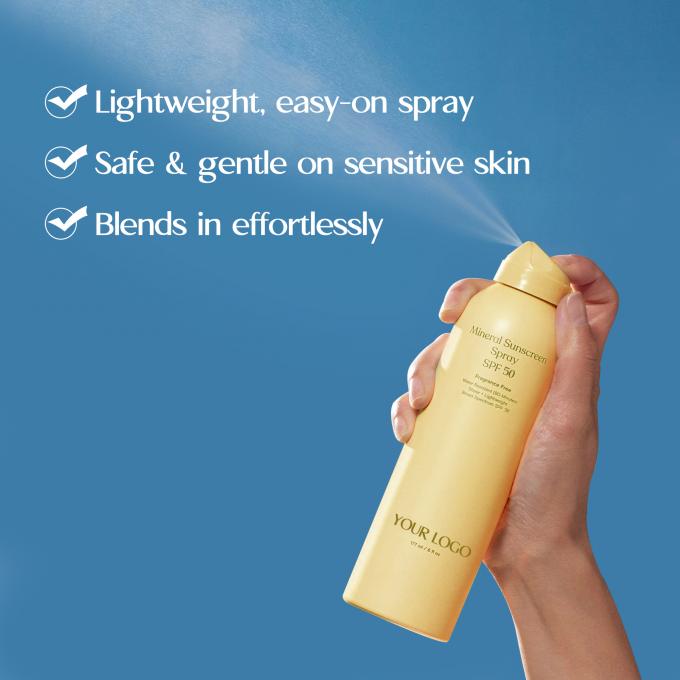 สเปรย์ครีมกันแดด SPF 50 แพ็คสอง แพ็คกันน้ํา ครีมกันแดด แพ็คสอง 1