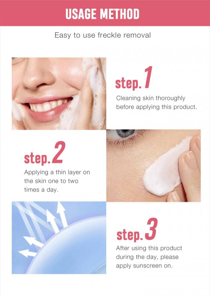 ครีมหน้า Retinol สําหรับการกําจัดขนขน มีกลิ่นหอมและสัญลักษณ์ส่วนตัวตามต้องการ 9