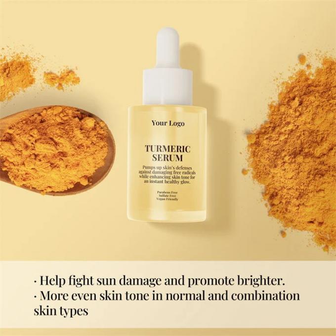 วิตามินซีธรรมชาติ Niacinamide เซรั่มด้วยกรดไฮยัลโรนิกและส่วนประกอบที่กําหนดเอง 2