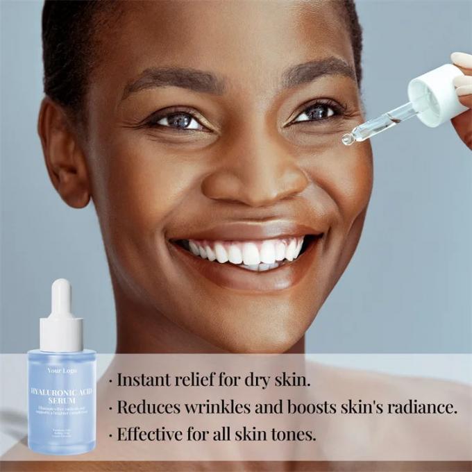 วิตามินซีธรรมชาติ Niacinamide เซรั่มด้วยกรดไฮยัลโรนิกและส่วนประกอบที่กําหนดเอง 3