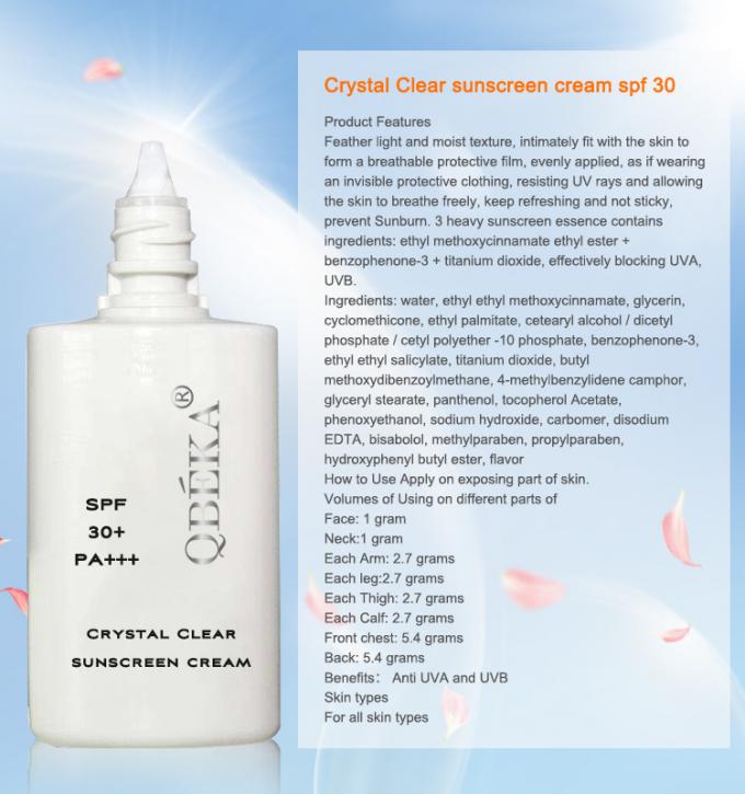 ครีมกันแดดผิวหน้ากระเทียมผิวหนัง SPF 50 สําหรับการป้องกันที่ปลอดภัยและมีประสิทธิภาพ 2