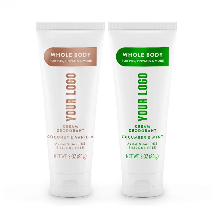 สนับสนุน เบอร์ส่วนตัว 72 ชั่วโมง อลูมิเนียมฟรี ครีมลดกลิ่นผู้หญิงสําหรับการควบคุมกลิ่น 0
