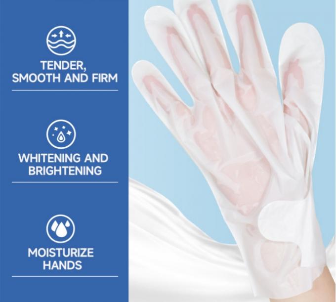 ขนาดปกติ หน้ากากมือลาเวนเดอร์ ผสมผิวและความชุ่มชื้น แบบแผ่นที่สามารถปรับแต่งได้ 2