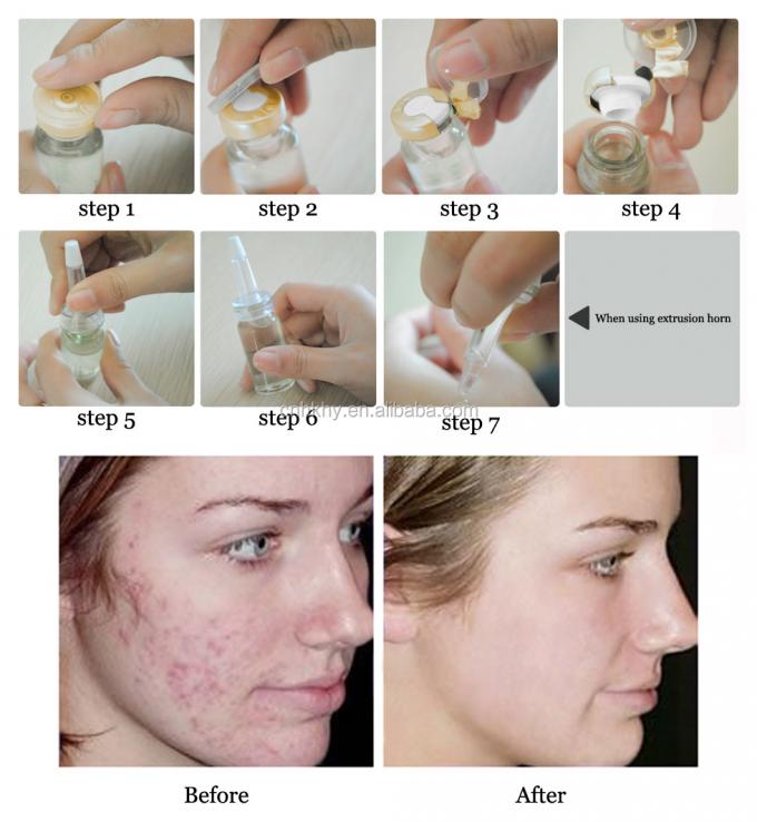 100% วิตามินบริสุทธิ์ Levorotatory VC ซีรั่มผิวสําหรับการบํารุงผิวหน้าและการป้องกันฝ้ากระ 3