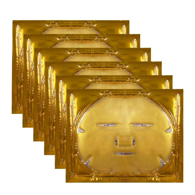 หน้ากากสีทอง 24K ของอินทรีย์ สําหรับบ้าน เจลที่ทําให้สบายใจ 1