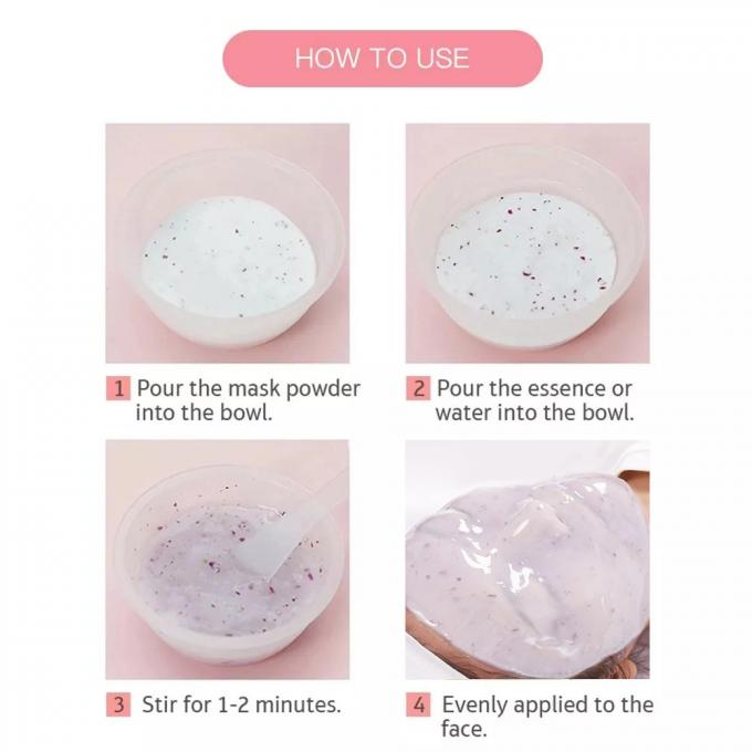 หน้ากากหน้าสปา Anti Aging Hydrating Powder Mask ปรับแต่งตามความต้องการ 10