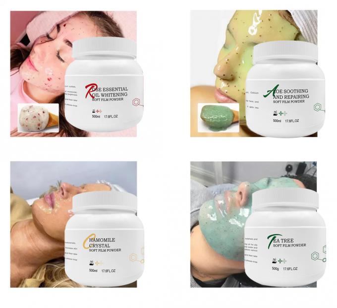 การดูแลผิวหนังที่กําหนดเอง Beauty Rose Jelly Mask Powder Hydrating for Face and Body Spa 6