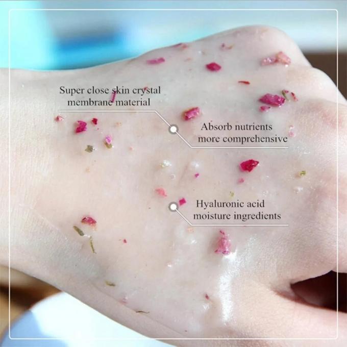 การดูแลผิวหนังที่กําหนดเอง Beauty Rose Jelly Mask Powder Hydrating for Face and Body Spa 4