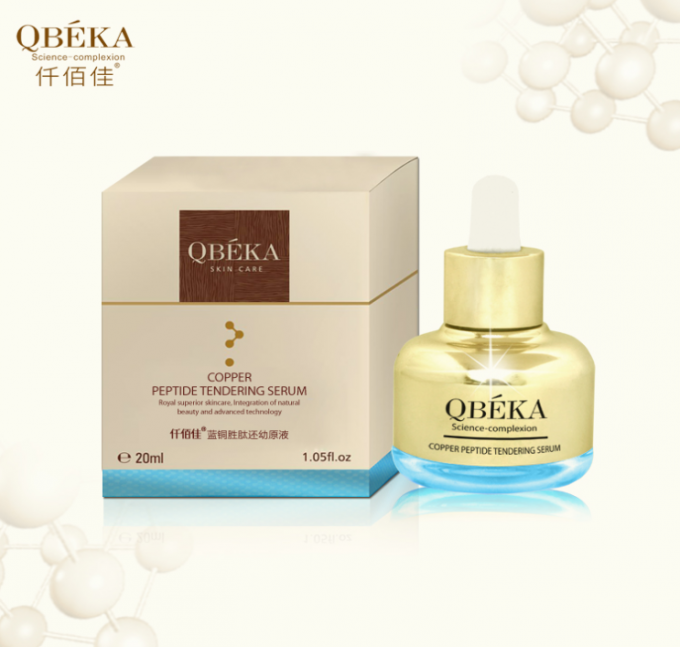 ส่งตัวอย่างฟรี เบลล์ส่วนตัว เซรั่มเพปไตด์ทองแดงสําหรับการซ่อมแซม Super Anti Aging 0
