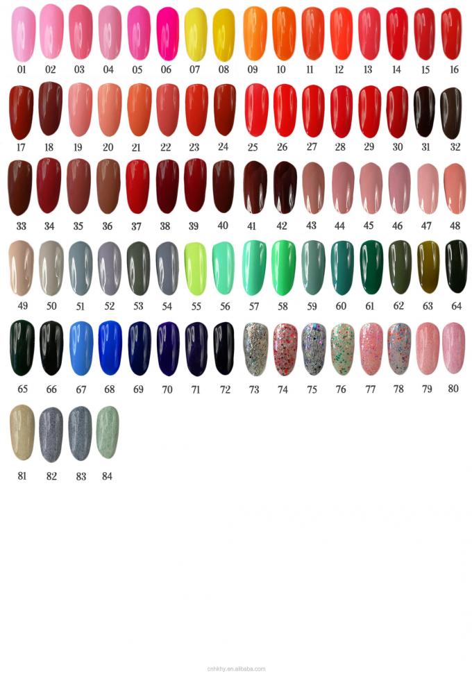 สียาวนานและสดใส สียาวหลายสี ยูวี เจลเล็บเล็บด้วยอะคริลเลต โคโพลิเมอร์ 2
