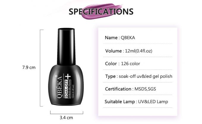 สียาวนานและสดใส สียาวหลายสี ยูวี เจลเล็บเล็บด้วยอะคริลเลต โคโพลิเมอร์ 5
