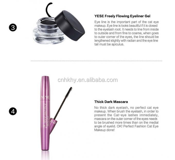 น้ํากันน้ํา Eyeliner ยาวนานปากกาเครื่องสําอางตา Ultra-fine Clip น้ําเหลว ทนต่อเหงื่อ 7