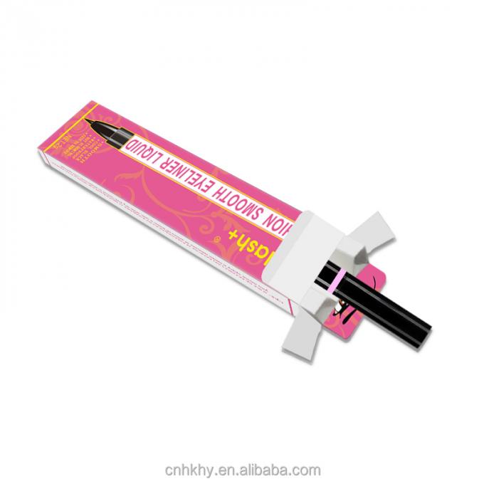 คาร์บอนดํา Eyelinerดินสอน้ํากระตุ้น Eyeliner เบอร์ส่วนตัวในสีทองชมพู 4