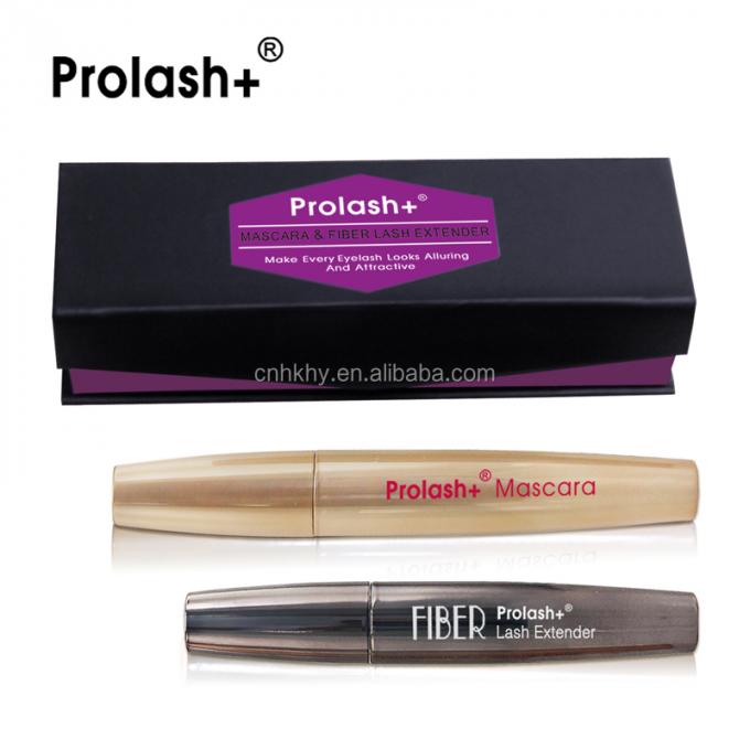 Prolash Mascara Fiber Lash Extender ครึ่งถาวร กันน้ํา ชุดขยายคิ้วดํา 0