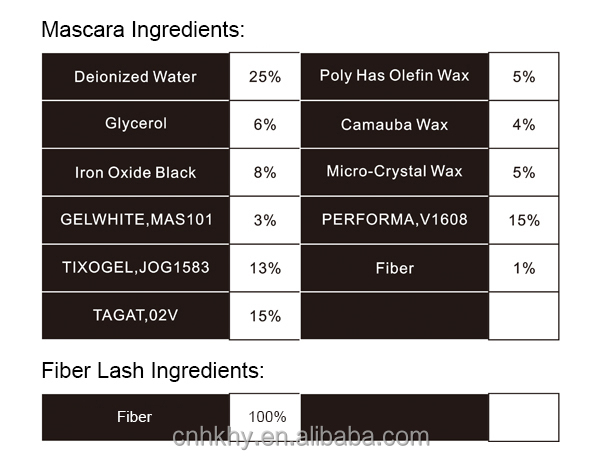 Prolash Mascara Fiber Lash Extender ครึ่งถาวร กันน้ํา ชุดขยายคิ้วดํา 1