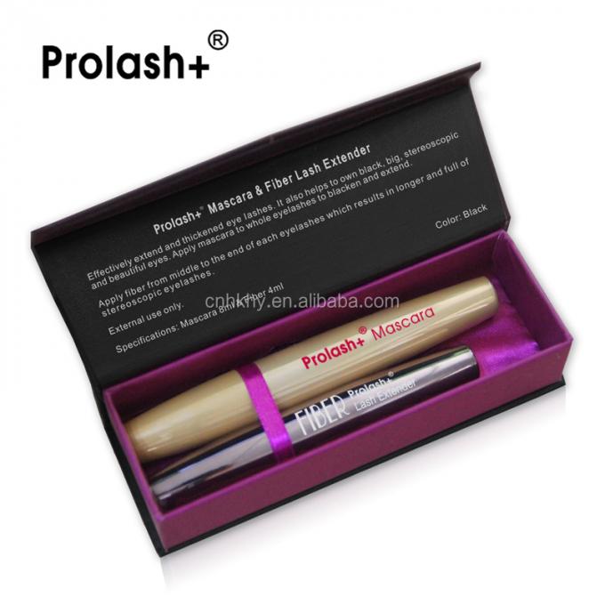 Prolash Mascara Fiber Lash Extender ครึ่งถาวร กันน้ํา ชุดขยายคิ้วดํา 9