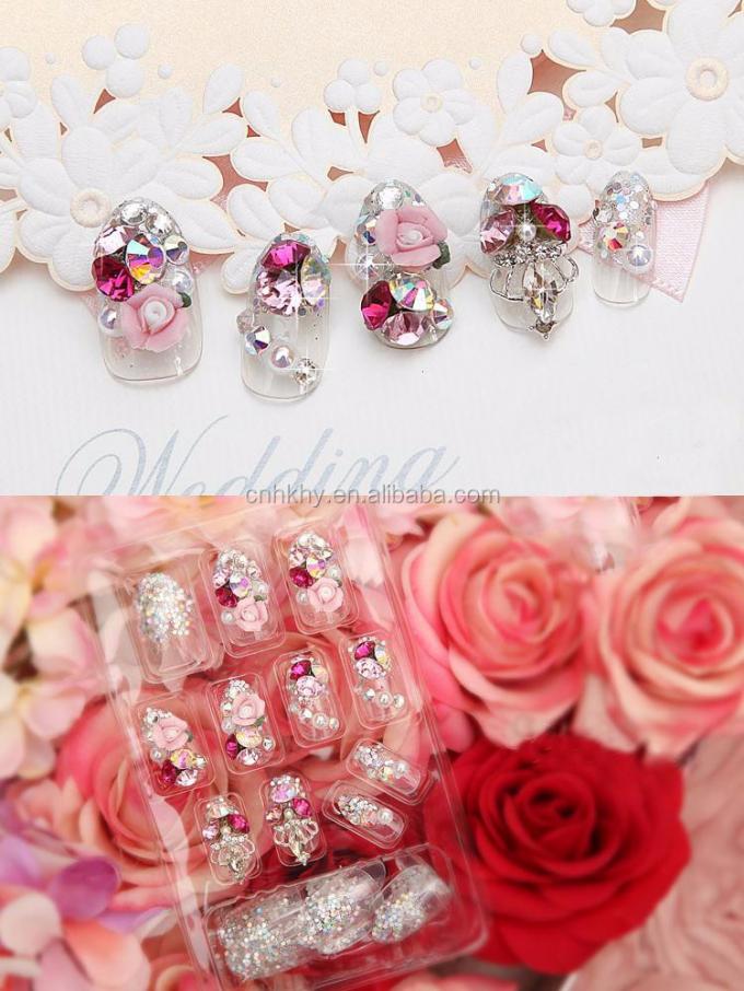 หินเล็บ Rhinestones L01 หลังเรียบ โทรศัพท์ตกแต่ง 3D หินกระจ่างสําหรับเครื่องมือการทําลาย 45g 0