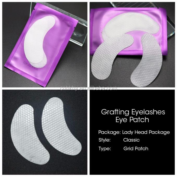 สีม่วง ใต้ตา Pads Lint ฟรี Hydrogel แพทช์ตาสําหรับการรักษาเยลตา 4