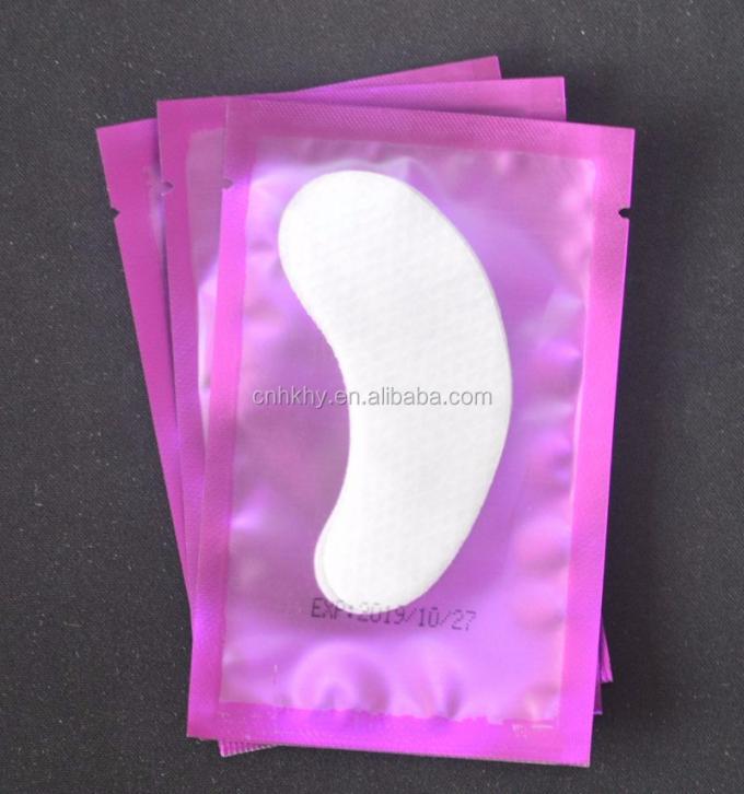 สีม่วง ใต้ตา Pads Lint ฟรี Hydrogel แพทช์ตาสําหรับการรักษาเยลตา 5