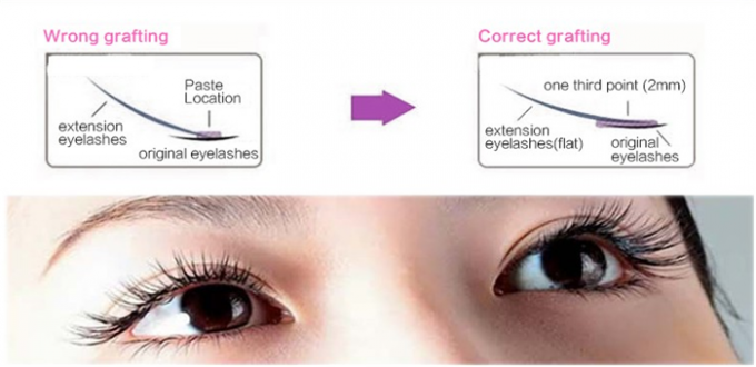 10-15 มิลลิเมตร ผ้าขนเท็จ 5 คู่ เสริมผมสีสังเคราะห์ 7