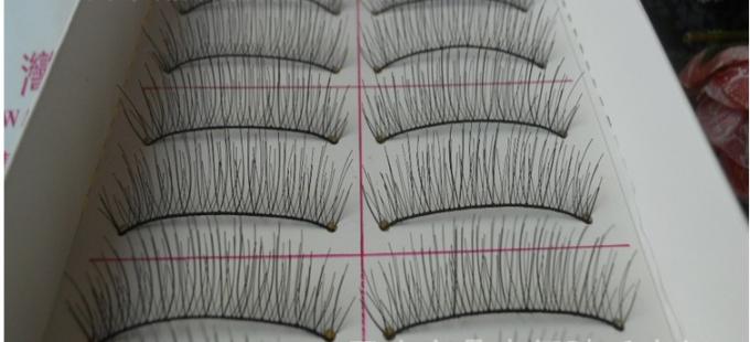 ผู้หญิง ผู้หญิง 10 คู่ ความงามธรรมชาติ ไต้หวัน สายใย คิ้วเท็จ 217 8MM-15MM ความยาว 0